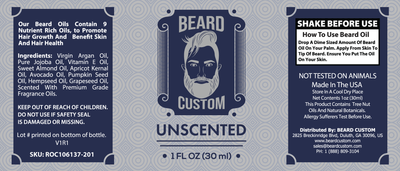 Unscented Beard Oil